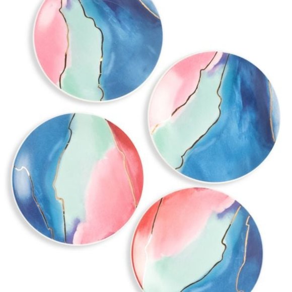 Jill and Ally 4 Piece Entertaining Plate Set NIB - Picture 3 of 3